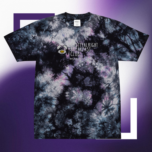 PABC Oversized tie-dye t-shirt its Thiccc