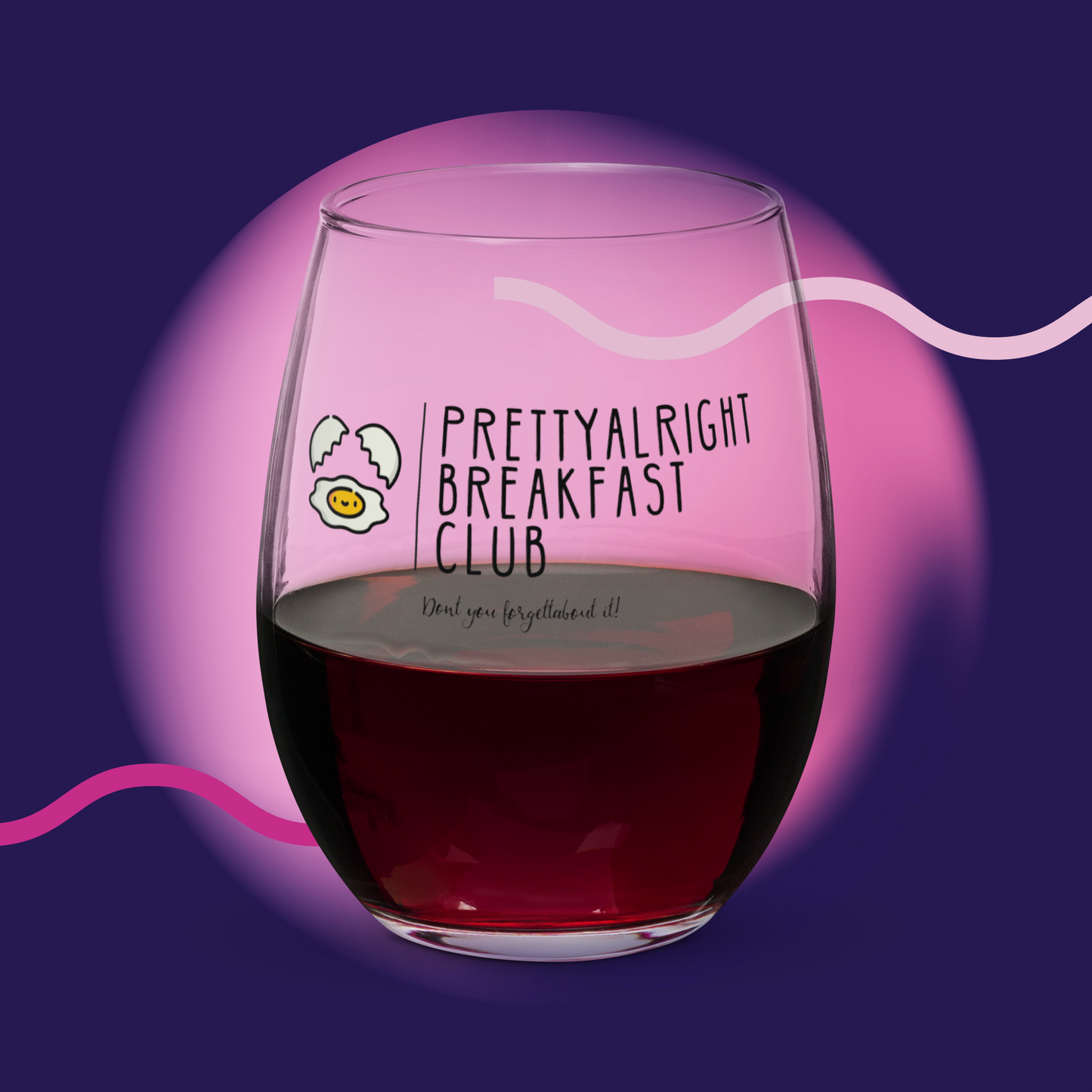 Pretty Alright Wine Mimosa Glass